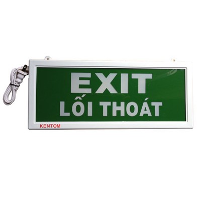 Đèn lối thoát Exit 2 mặt KenTom KT-120