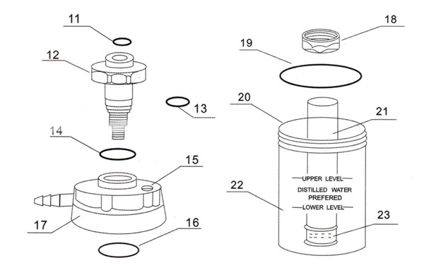 Bộ điều chỉnh áp suất oxy y tế 3