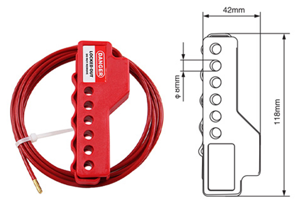 Khóa cáp tay nắm LOCKEY CB05 1