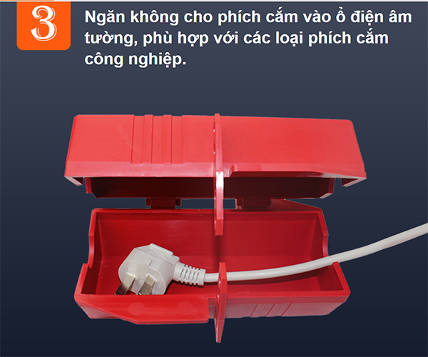 Thiết bị khóa phích cắm điện LOCKEY EPL01 3