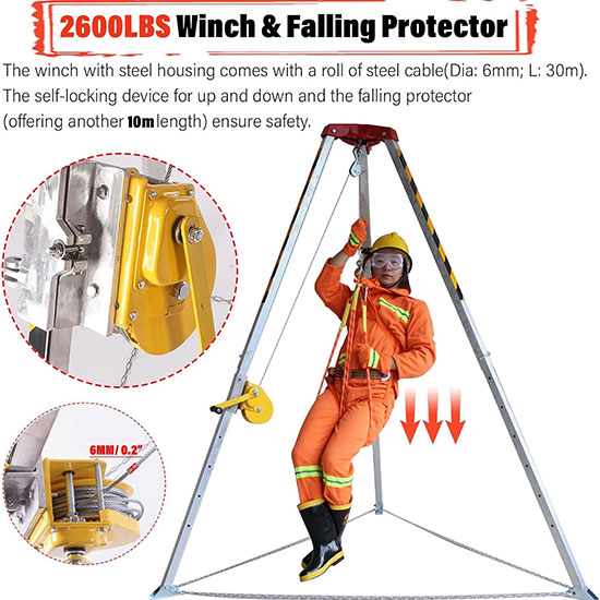 Tripod cứu hộ không trong gian hạn chế ADELA RT025 1